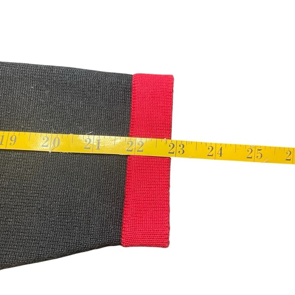 Alfred Dunner Black Red Floral Embroidered Button Front Cardigan Medium Grandma - Picture 11 of 12